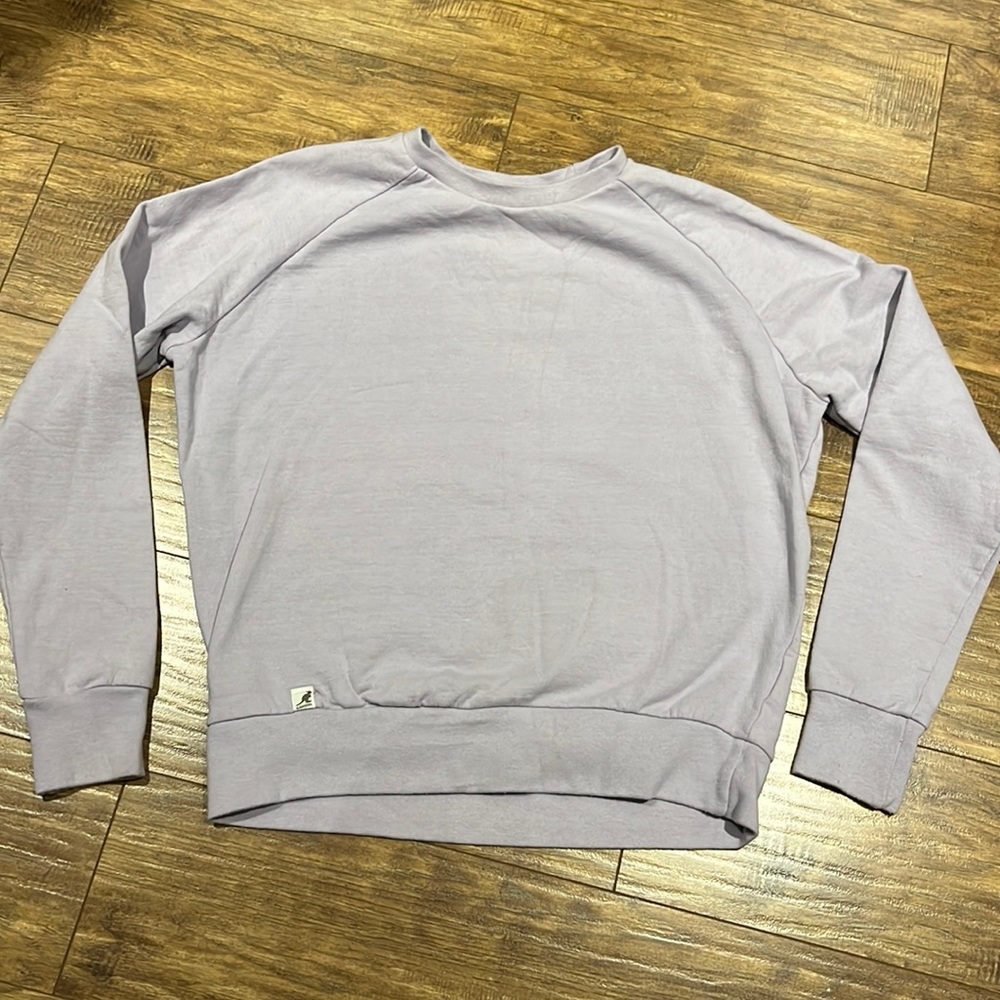 Kangol light purple crew neck sweater
